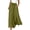 Green, variant on Womens Solid Wide Leg Pants Flowy Swing Side Split Palazzo Pants Boho Style Smoked Waisted Beach Walking Trousers with Pockets Black
