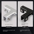 thumbnail image 5 of Glass New T-cross Aluminum Alloy L-type Reinforcement Fixing Clip Angle Corner Code Glass Clip Corner Guard 8-10MM COLD ROLLED STEEL - HALF ROUND, 5 of 8