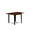 Black & Cherry, variant on East West Furniture NDT-MAH-T Norden Kitchen Table - a Rectangle Dining Table Top with Dropleaf & Stylish Legs, 30x48 Inch, Mahogany
