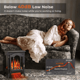 thumbnail image 4 of WAA Electric Fireplace Stove with Adjustable Heat, Realistic 3D Flame Effect, Overheating Protection, 4 of 6