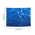 thumbnail image 6 of Kdxio A Blue Glitter Wall Hanging Tapestries Banner For Bedroom College Dorm Home Living Room Party Decor 29X37 In, 6 of 8