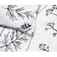 thumbnail image 5 of TELIZ Comforter Sets Queen 3 Pieces Botanical Branches Bedding Sets Floral Printed Bed Sets,White, 5 of 6