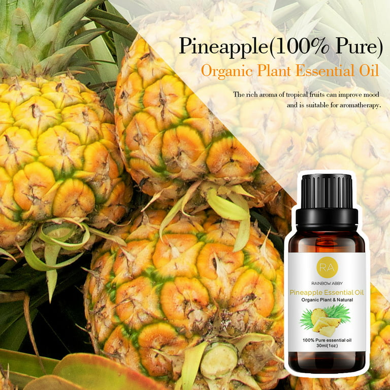 Pineapple Essential Oil, 100% Pure Diffuser Oil Pineapple Oil for Diffuser,  Massage, Skin Care, Yoga, Sleep - 30ML