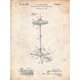 thumbnail image 2 of Borders, Cole 12x14 White Modern Wood Framed Museum Art Print Titled - PP106-Vintage Parchment Hi Hat Cymbal Stand and Pedal Patent Poster, 2 of 4