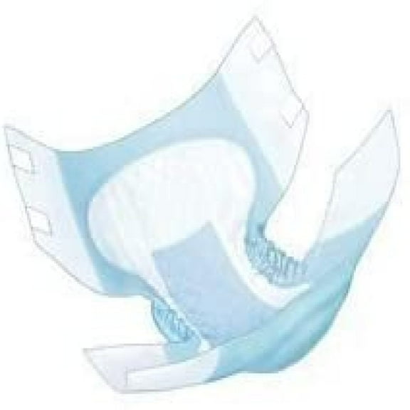 Kendall Wings Choice Plus Brief Quilted Incontinence Protective Underwear, Case, Large, 72 Count