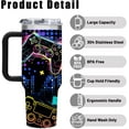 thumbnail image 3 of Gamer Gifts Gaming Gifts Gamer Gifts for Men Gamer Tumblers Gifts for Gamers Mens Gifts for Birthday Gaming Mugs Gaming Stuff Gamepad Game Lover Gifts for Boys Teen Gamer Cup 40oz, 3 of 6