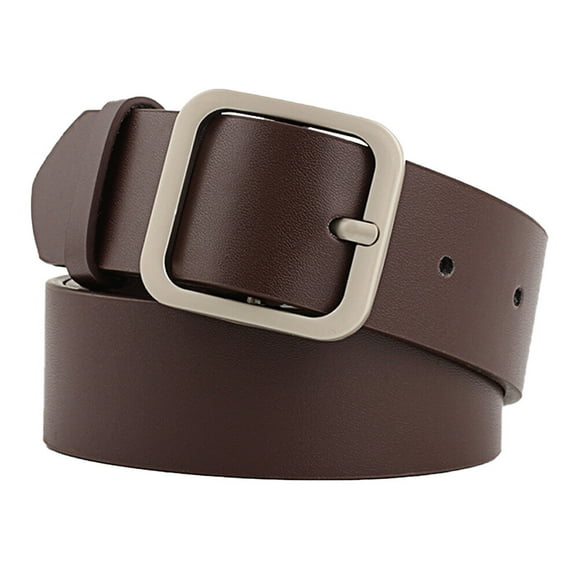 TAILTOSS 1Pcs Women Reversible Belt 3.3Cm Width 43In Length in Coffee and