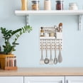thumbnail image 4 of Raindrops 1Set Plastic Pegboard Wall Organizer White Board with Hooks for Convenient Kitchen Bathroom Storage, 4 of 8