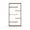 Walnut/Chrome, variant on Modern Wood Frame Etagere Bookcase, 6 Shelves, Walnut/Chrome