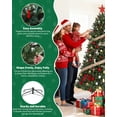 thumbnail image 5 of 4.5/6/7.5/9ft Artificial Christmas Tree Premium Pine Xmas Tree for Home Office Winter Holiday Décor, Foldable Stand, Easy Assembly, 5 of 9