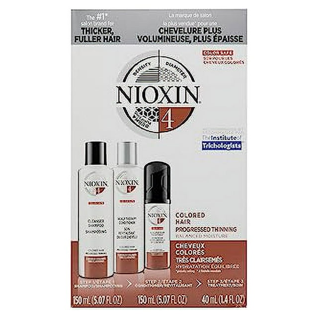 Kit del Sistema Nioxin 4, Tratamiento para Fortalecer y Espesar el Cabello