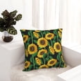 thumbnail image 6 of Pofeuu Sunflower 1 Print Double-sided plush pillowcase Square Throw Pillow Covers Pillows Cover for Living Room Bedroom Sofa Couch Cushion Cover（No pillow core）-20"x20", 6 of 7