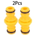 thumbnail image 1 of Hose Joiner Connector For Putting 2 Garden Pipes Hoses Together Pack Of 2, 1 of 11