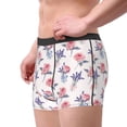 thumbnail image 3 of Wukai Lavender Flowers Print Men’s Underwear Breathable Boxer Briefs,&nbsp;Moisture Wicking & Breathable-Medium, 3 of 7