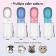 thumbnail image 2 of Botella de agua para perros de 550 ml, botella de agua portátil para perros, botella para beber para perros y gatos, perro, 2 of 5