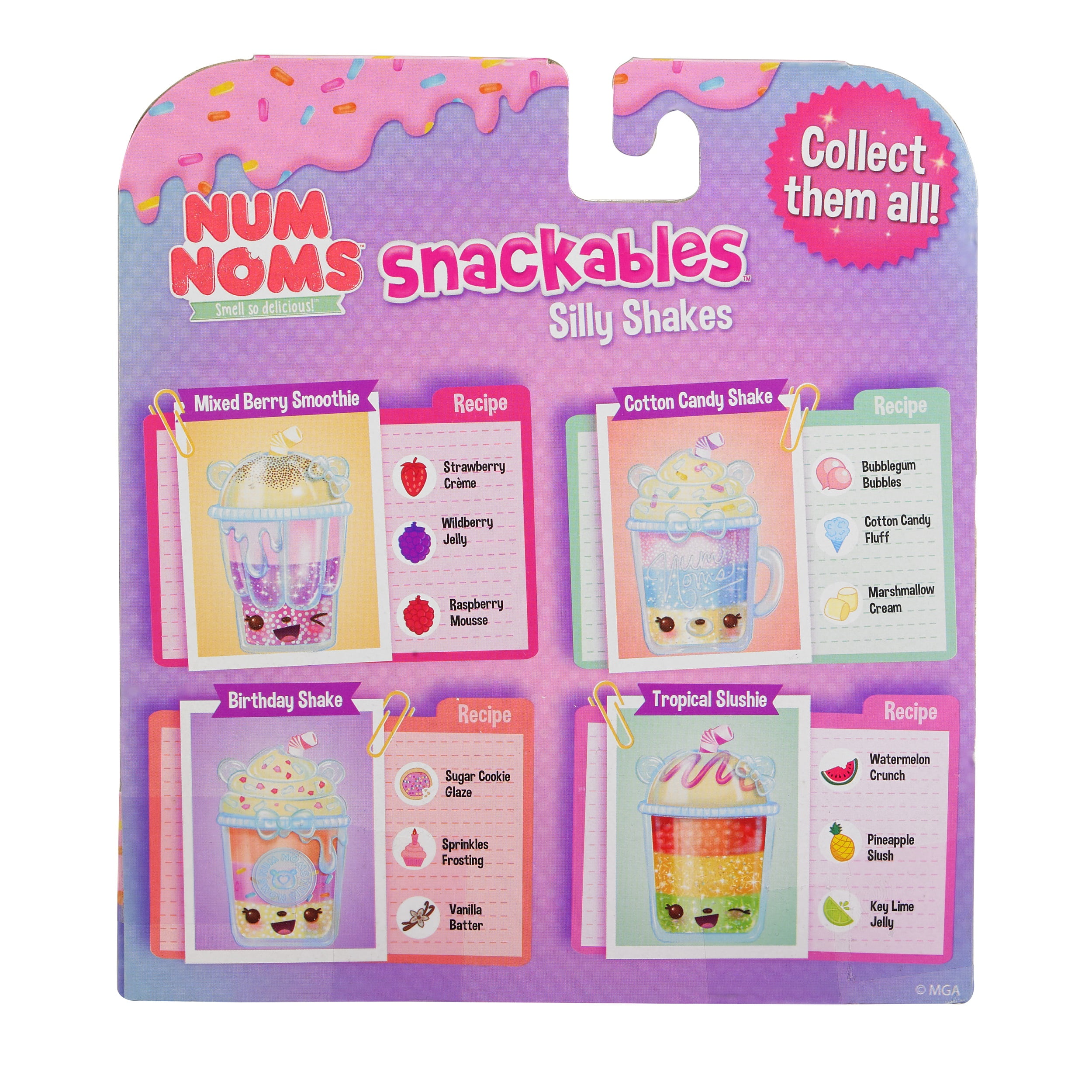 num nom snackables silly shakes
