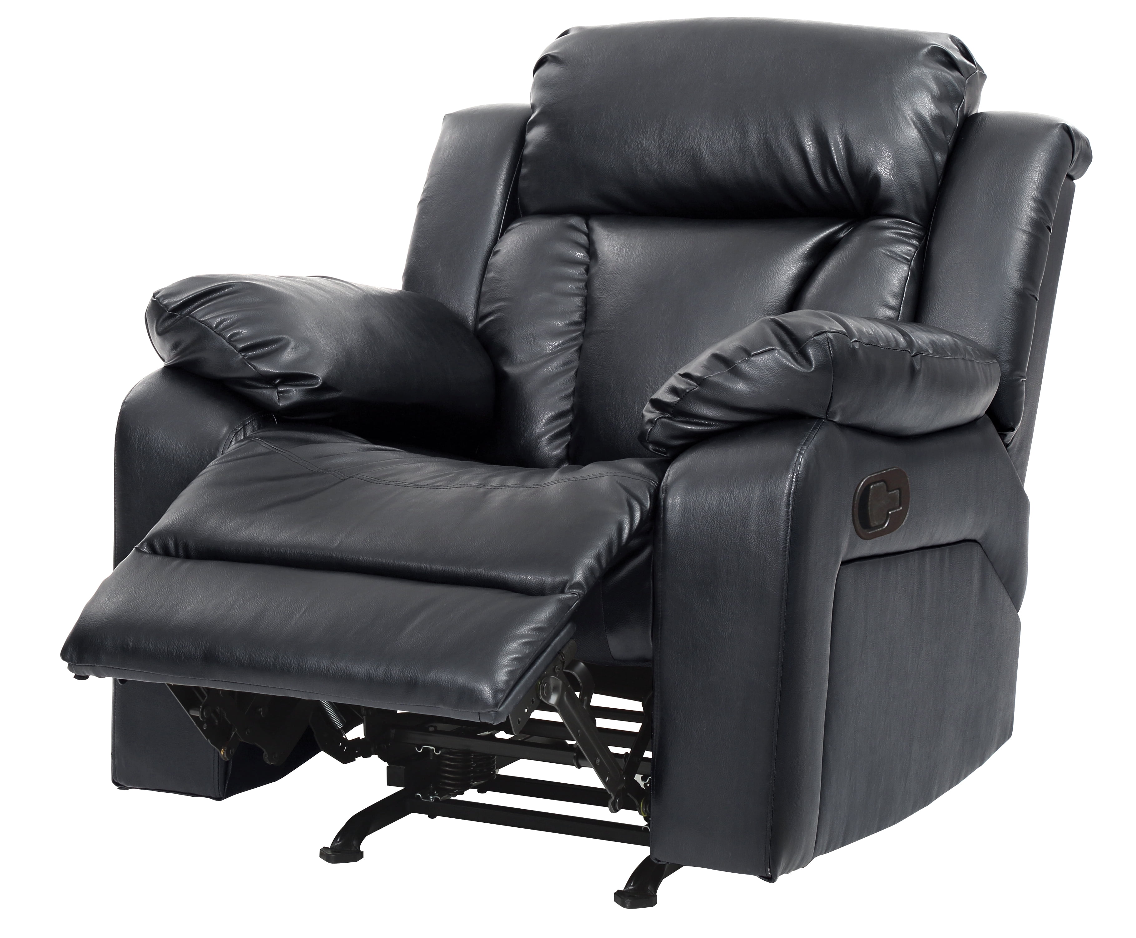 Glory Furniture Daria Rocker Recliner in Black Color