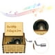 thumbnail image 1 of Caja musical de madera tallada Caja de música retro vintage Regalos de cumpleaños para niños, 1 of 7