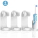 thumbnail image 2 of 4 paquetes de portacepillos de dientes eléctricos NQ Organizador de pasta de dientes autoadhesivo de plástico multifuncional para montaje en pared 4 accesorios para baño y cocina, 2 of 5