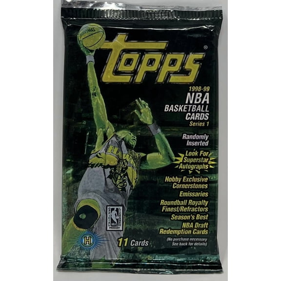 1998-99 Topps Series 1 Basketball Hobby Pack