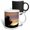 Multicolor, variant on 3drose, Image of Palm with Layers of Yellow and Violet Sky Abstract Blur, 11oz Mug