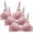 Women's Bras Pink, variant on Women's 3 Pack Bras, Wireless Bras for Women Push Up, Seamless Bralettes Full Coverage, Supportive Comfortable T-Shirt Everyday Bra no Underwire S-2XL