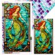 thumbnail image 1 of Pintura de diamante 5D DIY Taladro redondo completo Vidrieras Sirena Kit Decoración (sz4411), 1 of 9