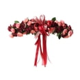 thumbnail image 1 of Nueva flor artificial de primavera y verano tela de seda artificial bandera rosa silla respaldo mesa de flores espejo de flores flor frontal arco de boda decoración ANGGREK  Otros, 1 of 8