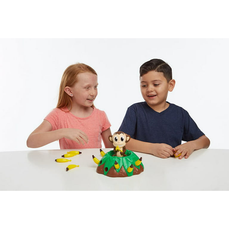  Banana Blast - Pull The Bananas Until The Monkey Jumps Game -  Includes a Fun Colorful 24pc Puzzle by Goliath , Green : Toys & Games