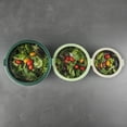 thumbnail image 5 of Thyme & Table 6-Piece Nesting Mixing Bowl Set with Easy Grip Transparent Lids - Green, 5 of 5