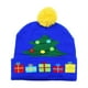 thumbnail image 2 of xihome Gorro navideño LED con diseño de Pap Noel iluminado, gorro de invierno de acrlico tejido para fiestas navideñas y proteccin para las orejas en climas fros, 2 of 6