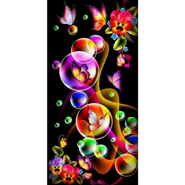 Cuadros Decorativos Kits de pintura de diamantes de 40x80cm flores redondas completas mariposa habitación DIY decoración del hogar JShteea Nuevos Originales
