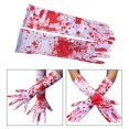 thumbnail image 2 of Guantes ensangrentados Guantes de Halloween con salpicaduras de sangre Guantes manchados de sangre Adultos sangrientos, 2 of 5