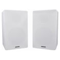thumbnail image 4 of Pair Rockville RockShelf 64W White 6.5" Home Bookshelf Speakers w/21" Stands, 4 of 9
