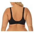 thumbnail image 3 of DreamFit Underwear for Women Plus Size Full Coverage Microfiber Underwire Everyday Plunge Bra with Adjustable Wide Straps, 3 of 6