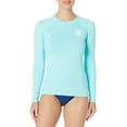 thumbnail image 1 of Women's Standard Smoothies Sleek Solid Long Sleeve Rashguard with UPF 50+, 1 of 3