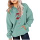 thumbnail image 2 of Cowsor Cute Hoodie for Teen Girls Trendy Bow Print Preppy Hooded Sweatshirts Kids Pullover Long Sleeve School Outfits, 2 of 6