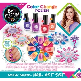 Cra-Z-Art Be Inspired Color Changing Mood Magic Nail Polish Salon Set