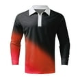 thumbnail image 4 of Ketyyh-chn99 Big and Tall Men's Long Sleeve Polo Shirts for Men Casual Stretch Shirt Classic Golf Shirts Red,XL, 4 of 4