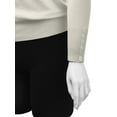 thumbnail image 4 of MBJ WSK780 Womens Keep It Classic V Neck Cardigan S IVORY, 4 of 4