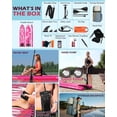 thumbnail image 6 of NACATIN Inflatable Dog Paddle Board 2-in-1 Dog SUP with Built-In Ramp & Kayak Seat, 6 of 8