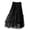 Black, variant on Lopecy-Sta Women's Skirt Elastic High Waist 3D Floral Embroidered Tulle Maxi Sheer Mesh Flowy A-Line Skirt, Formal Long Skirt for Wedding, Prom and Party Occasions