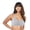 Heather Grey, variant on 5006014 Comfortable Unlined Wireless Cotton Stretch Sports Bra with Front Closure