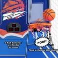 thumbnail image 6 of Dual Shot Basketball Arcade Game, Segmart 81"x44" Foldable Indoor Electronic Arcade Basketball Game with 6 Balls, 8 Modes, LED Scoreboard, Air Pump, Battery Powered for Adults, Blue, 6 of 9