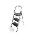 thumbnail image 2 of Rubbermaid RM-3W 3-Step Steel Step Ladder with Hand Grip, 200 lb Capacity, Silver, 2 of 4