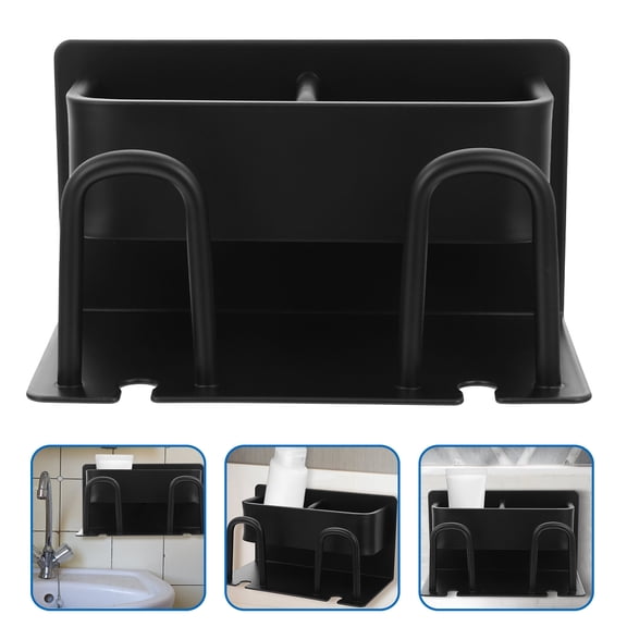 WRISTBIQUE Sanitary Toothbrush Holder Wall Mounted Toothbrush Storage Rack Aluminum Wall Mountable Bathroom 1Pcs