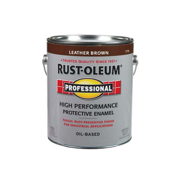 Rust-Oleum Professional Indoor and Outdoor Gloss Leather Brown Protective Paint 1 gal