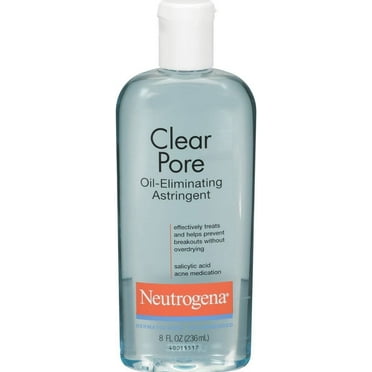 Neutrogena Clear Pore Oil-Eliminating Astringent 8 oz (Pack of 2)