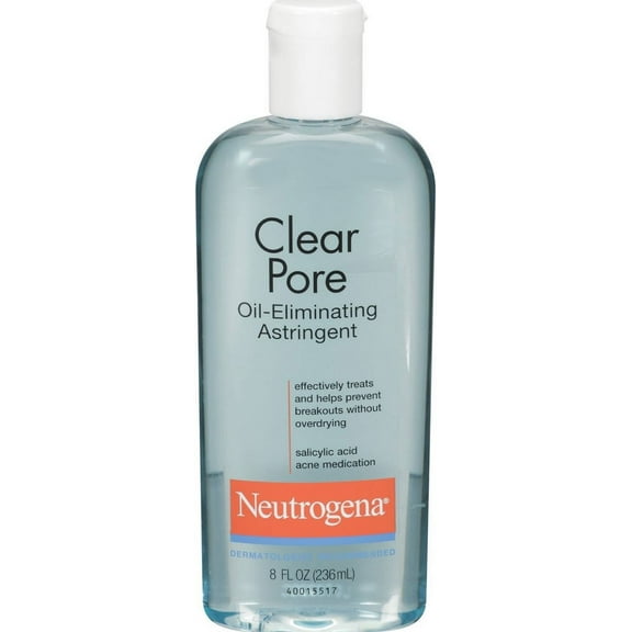 Neutrogena Clear Pore Oil-Eliminating Astringent 8 oz (Pack of 2)