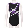 thumbnail image 5 of Doomiva Boys Gymnastics Leotard Tank Top Bodysuit for Kids Athletic Ballet Dance Bodysuit One Piece Dancewear Purple 12, 5 of 7